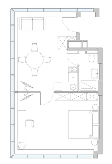 38,9 м², 1-комнатные апартаменты 9 109 030 ₽ - изображение 1