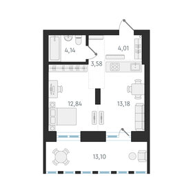 43,7 м², 2-комнатная квартира 4 790 000 ₽ - изображение 175