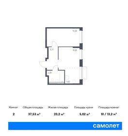 39,5 м², 1-комнатная квартира 15 607 092 ₽ - изображение 6