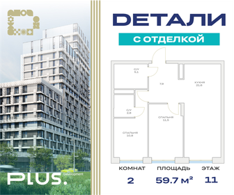 20,1 м², квартира-студия 6 040 540 ₽ - изображение 53