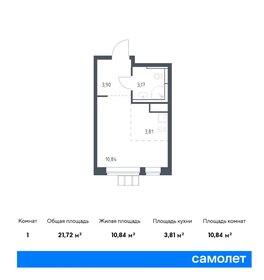 Квартира 21,7 м², студия - изображение 1