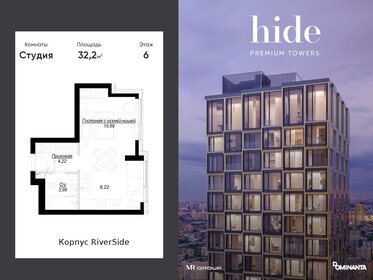 Квартира 32,2 м², студия - изображение 1