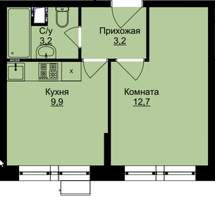 23,2 м², квартира-студия 7 950 000 ₽ - изображение 6