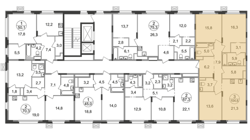 192 м², 4-комнатная квартира 168 126 256 ₽ - изображение 118