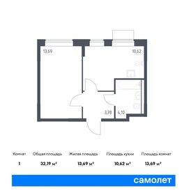 44,3 м², 2-комнатная квартира 9 700 000 ₽ - изображение 139