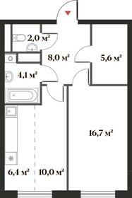 53,6 м², 2-комнатная квартира 12 976 627 ₽ - изображение 84