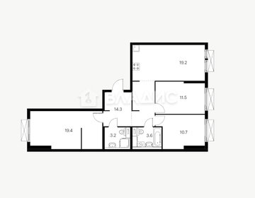 Квартира 81,9 м², 3-комнатная - изображение 3
