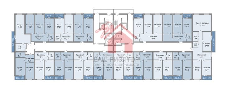 Квартира 73,2 м², 2-комнатная - изображение 2