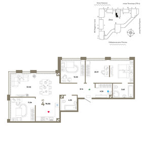 Квартира 96,9 м², 4-комнатная - изображение 1
