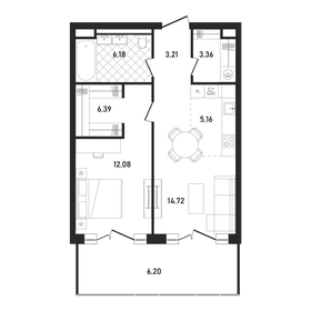 45 м², 2-комнатная квартира 20 990 000 ₽ - изображение 154