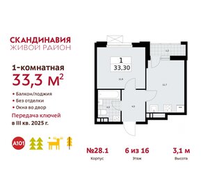 35 м², 1-комнатная квартира 10 200 000 ₽ - изображение 77