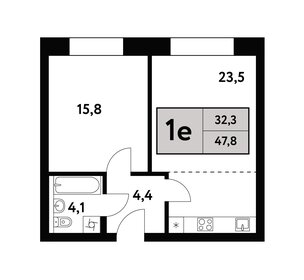48,4 м², 2-комнатная квартира 25 700 000 ₽ - изображение 131