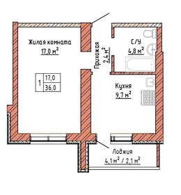 44,4 м², 2-комнатная квартира 1 270 000 ₽ - изображение 80