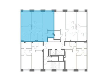 123,7 м², 3-комнатная квартира 68 000 000 ₽ - изображение 135