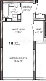 Квартира 32,4 м², студия - изображение 1