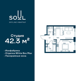 43 м², 1-комнатная квартира 22 433 100 ₽ - изображение 47