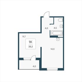 38,2 м², 1-комнатная квартира 4 200 000 ₽ - изображение 71