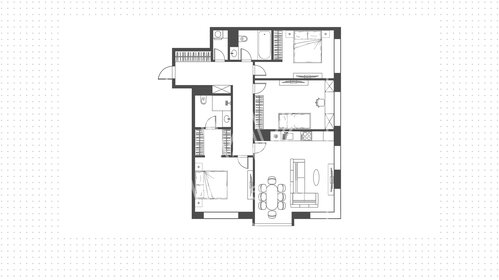 Квартира 95,3 м², студия - изображение 1