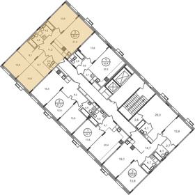 79,4 м², 3-комнатная квартира 23 600 000 ₽ - изображение 103