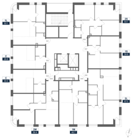 24,5 м², апартаменты-студия 5 500 000 ₽ - изображение 113