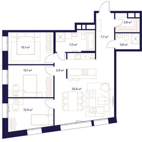 105,8 м², 3-комнатная квартира 47 175 200 ₽ - изображение 36