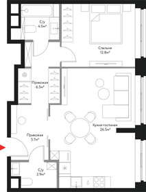 65,3 м², 2-комнатная квартира 25 916 160 ₽ - изображение 83