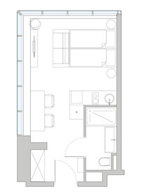 Квартира 23,5 м², студия - изображение 1