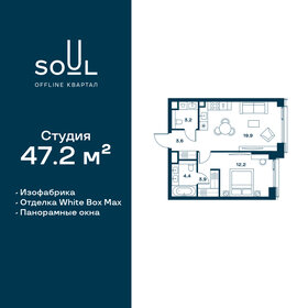 46,8 м², 1-комнатная квартира 25 623 000 ₽ - изображение 62