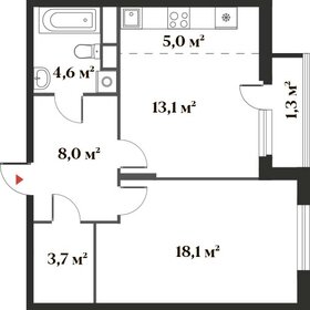 53,6 м², 2-комнатная квартира 12 976 627 ₽ - изображение 82