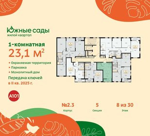 Квартира 23,1 м², студия - изображение 2