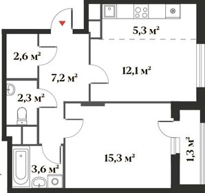 47,8 м², 2-комнатная квартира 12 369 218 ₽ - изображение 67