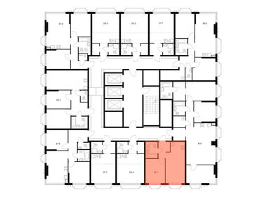45,1 м², 2-комнатная квартира 11 000 000 ₽ - изображение 92