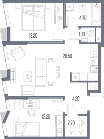 32,8 м², 1-комнатная квартира 8 150 000 ₽ - изображение 60
