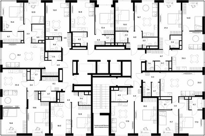 43,2 м², 1-комнатная квартира 23 194 080 ₽ - изображение 53