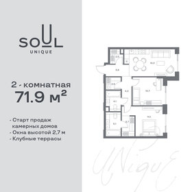 54,7 м², 2-комнатная квартира 29 000 000 ₽ - изображение 132