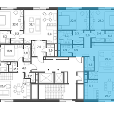Квартира 207,7 м², 3-комнатные - изображение 2