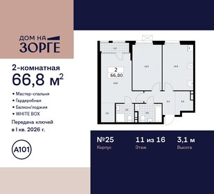 116 м², 2-комнатная квартира 61 999 000 ₽ - изображение 146