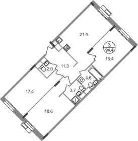 79,4 м², 3-комнатная квартира 23 600 000 ₽ - изображение 108