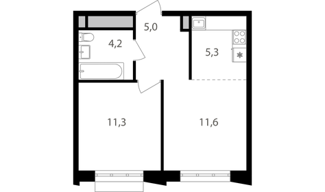 19,2 м², 1-комнатные апартаменты 5 990 000 ₽ - изображение 178