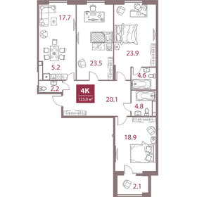 135 м², 4-комнатная квартира 52 000 000 ₽ - изображение 124