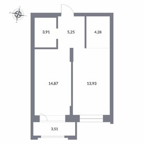 56 м², 3-комнатная квартира 6 590 000 ₽ - изображение 166