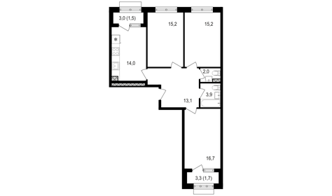 104 м², 4-комнатные апартаменты 32 950 000 ₽ - изображение 118