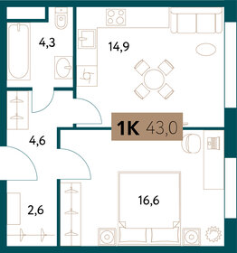 41,2 м², 2-комнатная квартира 19 900 000 ₽ - изображение 89