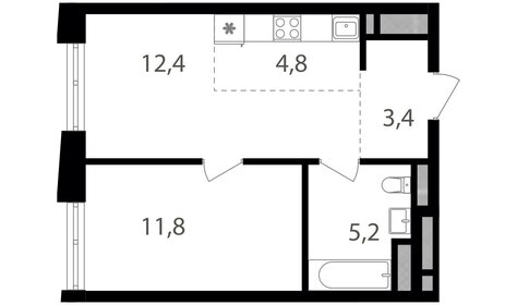 63,6 м², 2-комнатная квартира 8 990 000 ₽ - изображение 76
