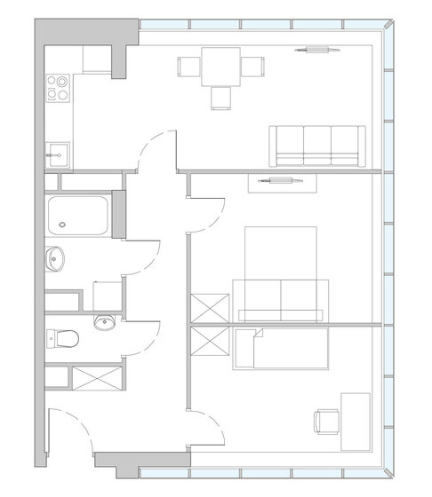 52,7 м², 2-комнатные апартаменты 12 978 540 ₽ - изображение 1