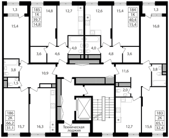 37,7 м², 1-комнатная квартира 12 810 460 ₽ - изображение 66