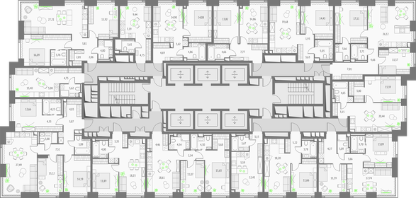 31,6 м², апартаменты-студия 13 980 000 ₽ - изображение 109