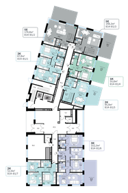 73,7 м², 2-комнатная квартира 36 289 880 ₽ - изображение 63