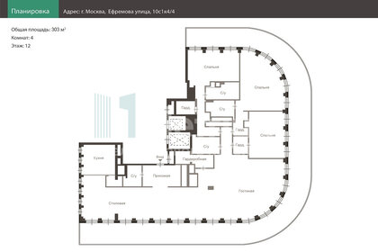 Квартира 303 м², 4-комнатная - изображение 1