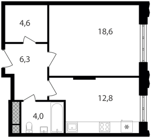 46 м², 2-комнатная квартира 12 000 000 ₽ - изображение 135